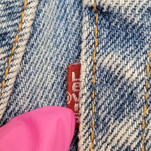 Vintage LEVIS 550 High-Waist Baggy Jeans Womens 4/5 28x31 USA Made - Picture 6 of 16